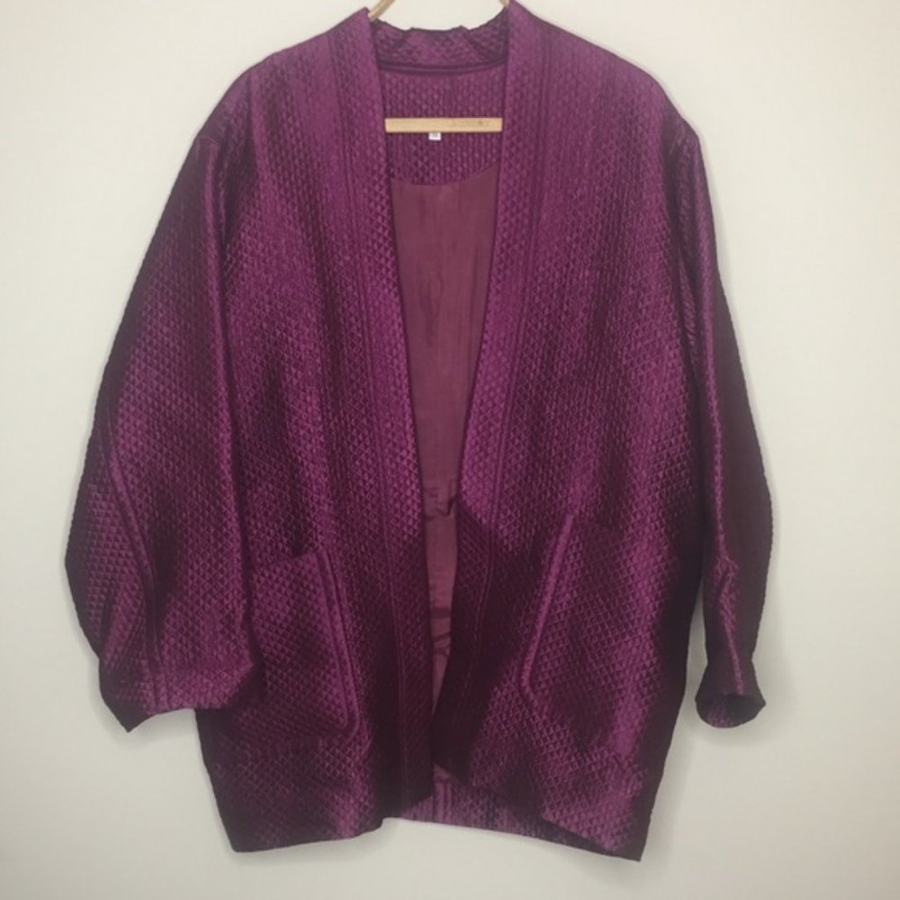 Isaac Mizrahi Vintage Cocoon Quilted Coat.